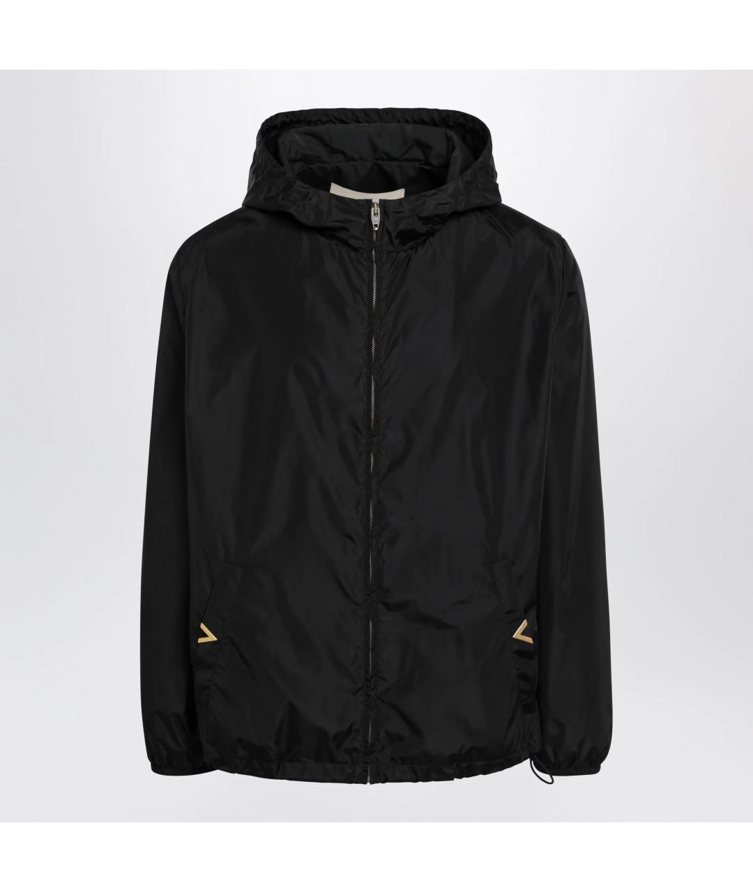 VALENTINO Черная полиамидовая куртка, фото 3