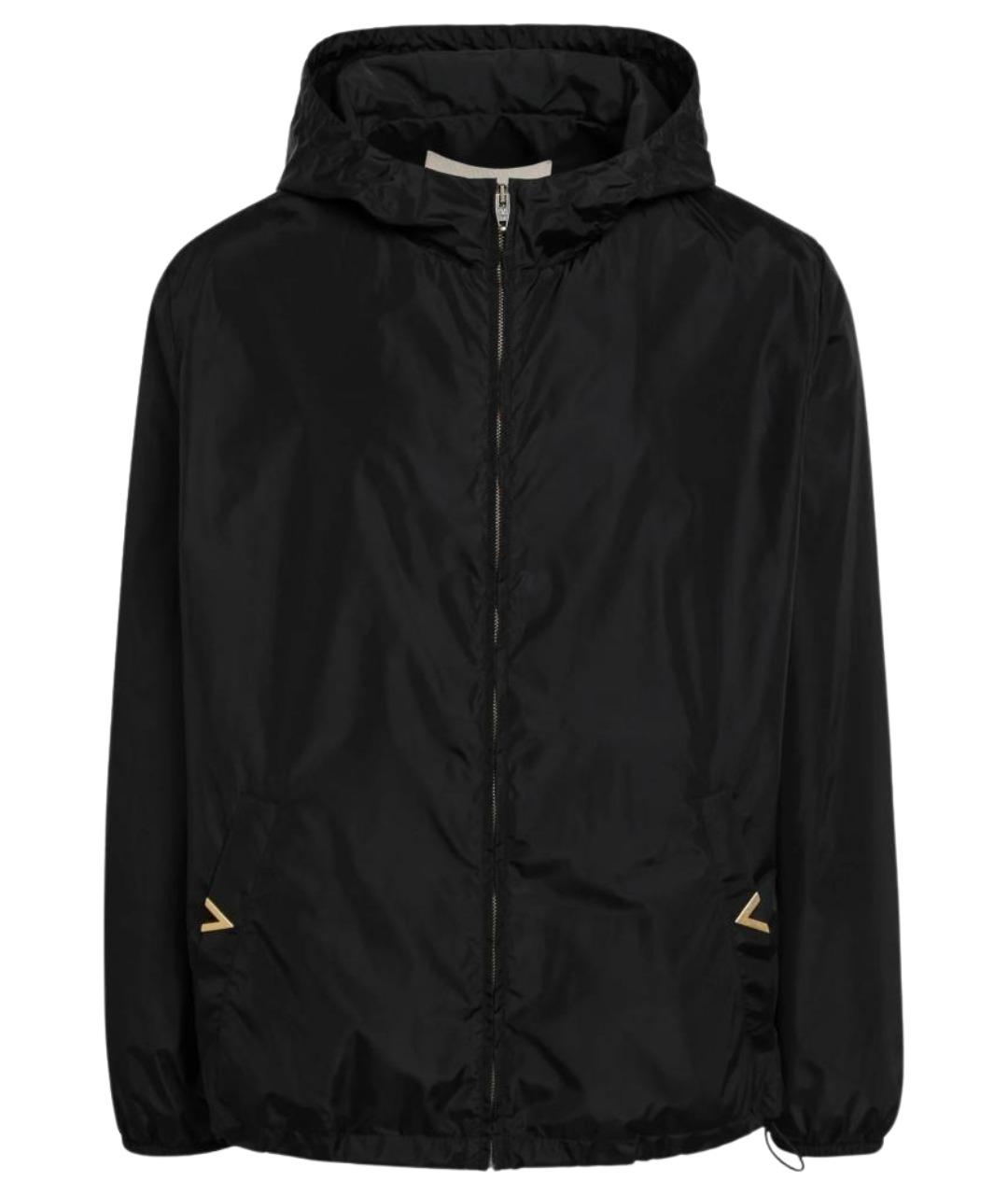VALENTINO Черная полиамидовая куртка, фото 1