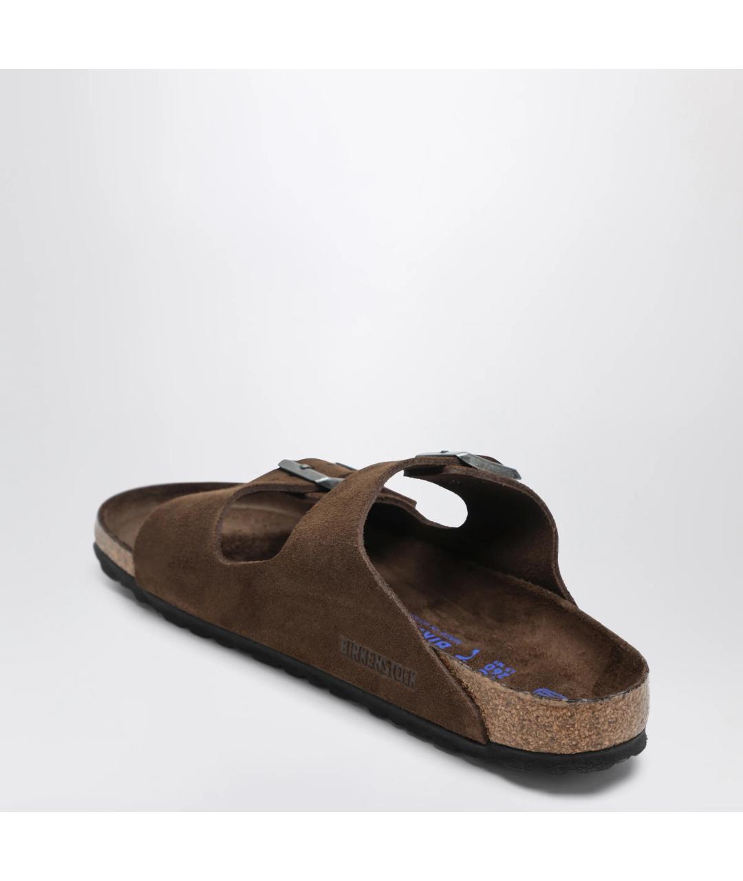 BIRKENSTOCK Коричневые замшевые сандалии, фото 2