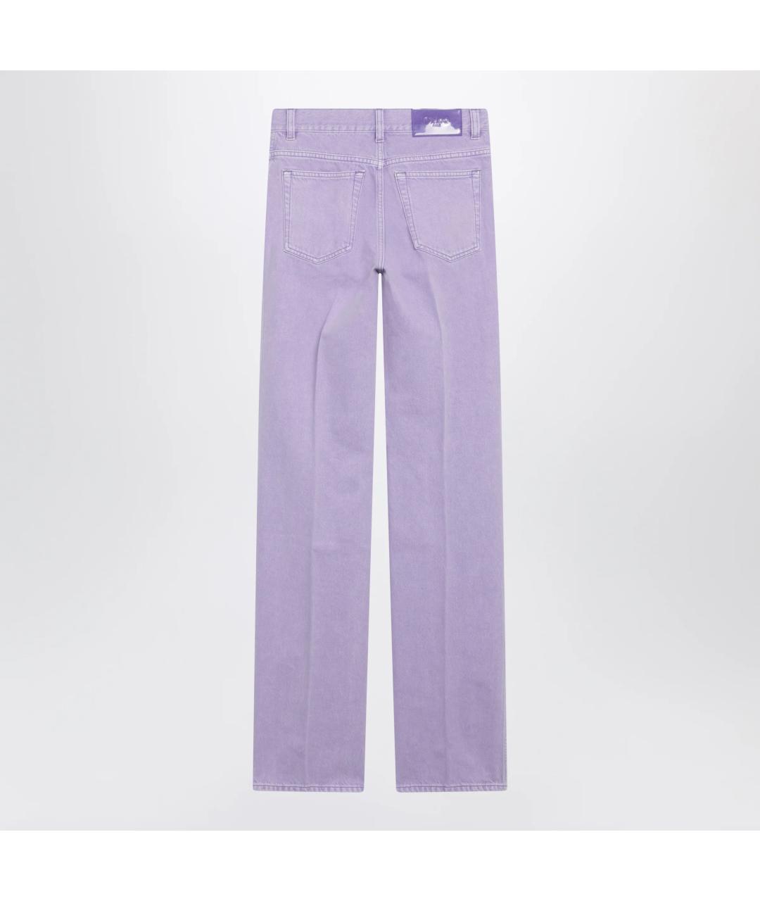 CHLOE Фиолетовые хлопковые прямые джинсы, фото 2