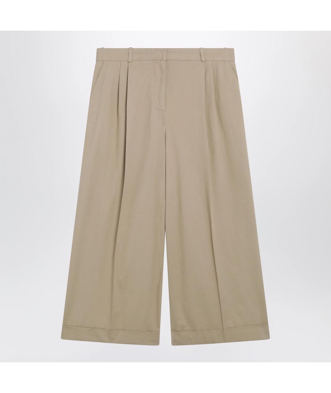 THE ROW Бежевые хлопковые кюлоты, фото 3
