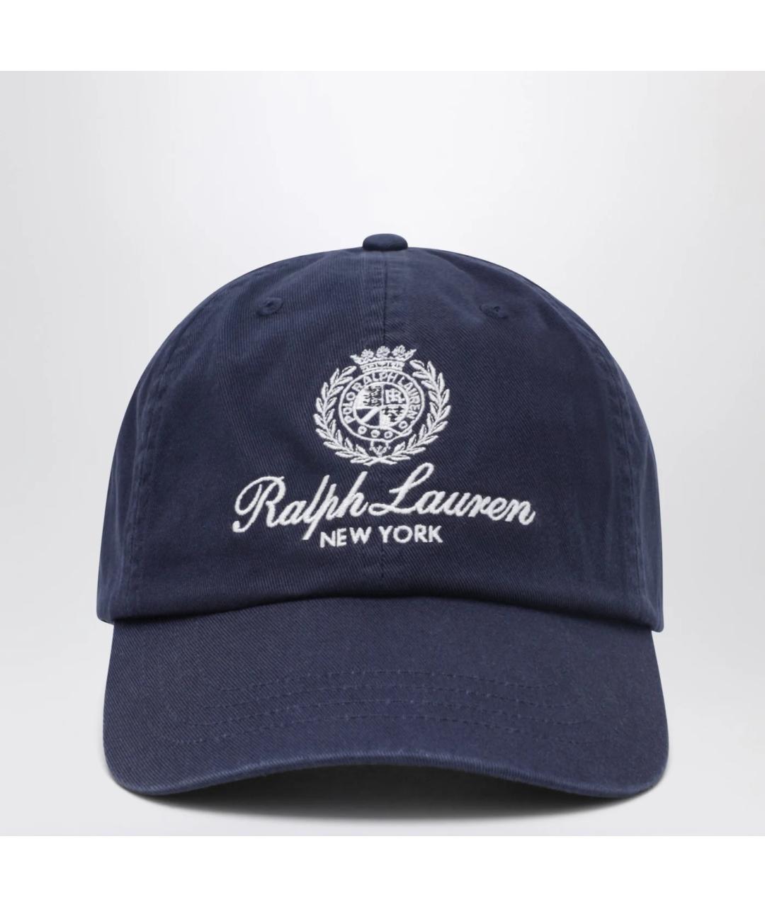 POLO RALPH LAUREN Синяя хлопковая кепка/бейсболка, фото 3