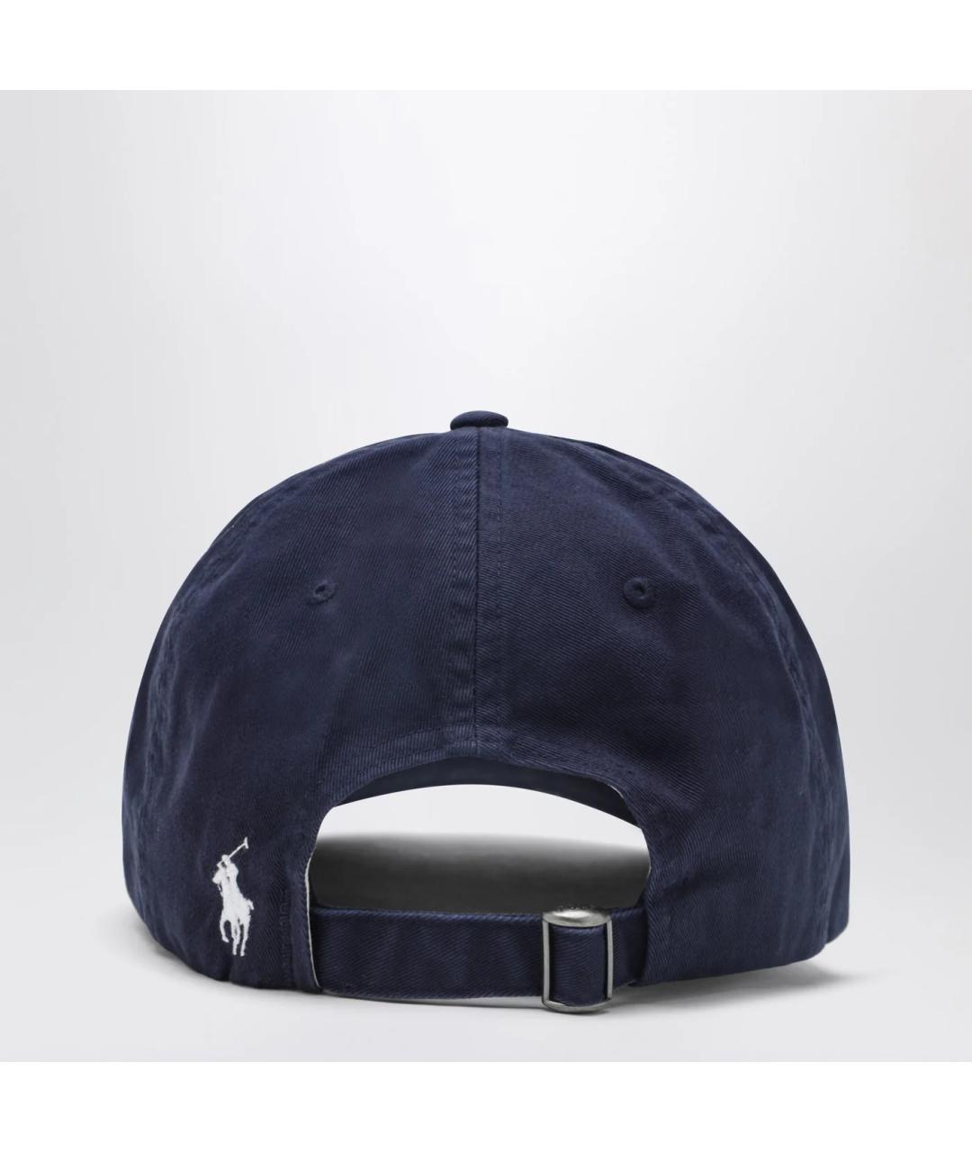POLO RALPH LAUREN Синяя хлопковая кепка/бейсболка, фото 2