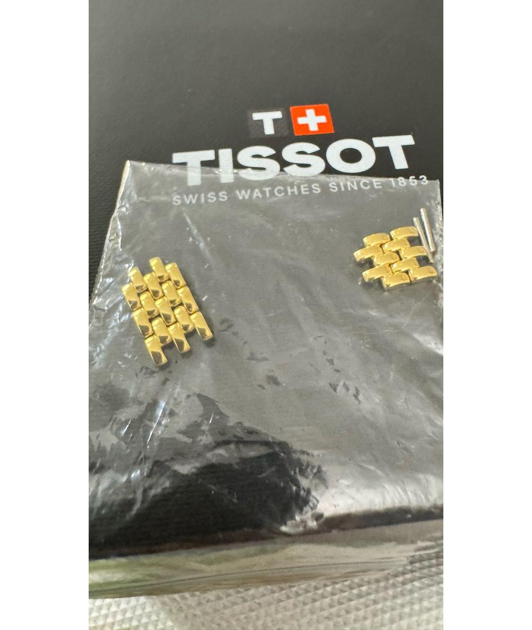 TISSOT Желтые часы, фото 5