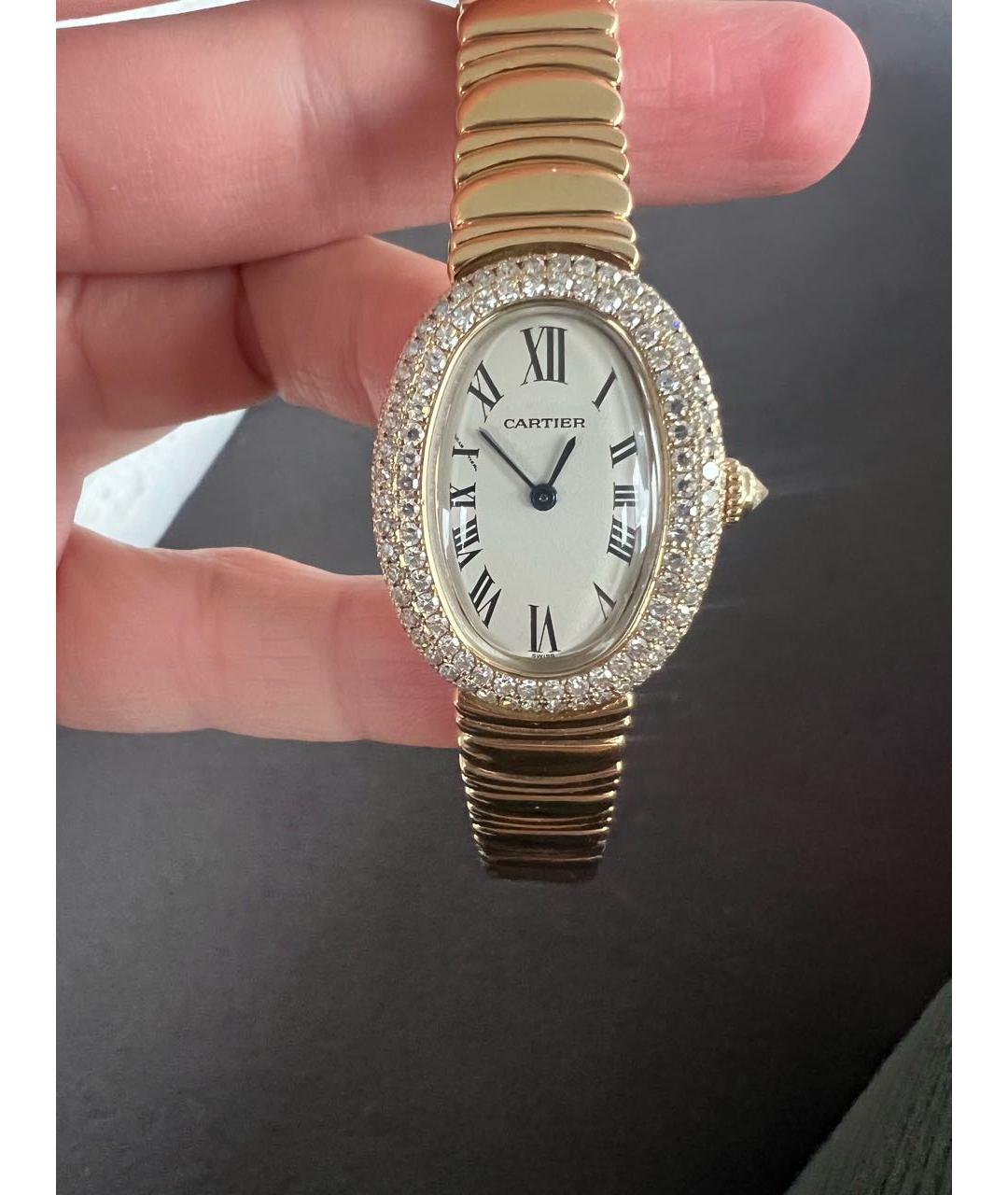 CARTIER Золотые часы из желтого золота, фото 5