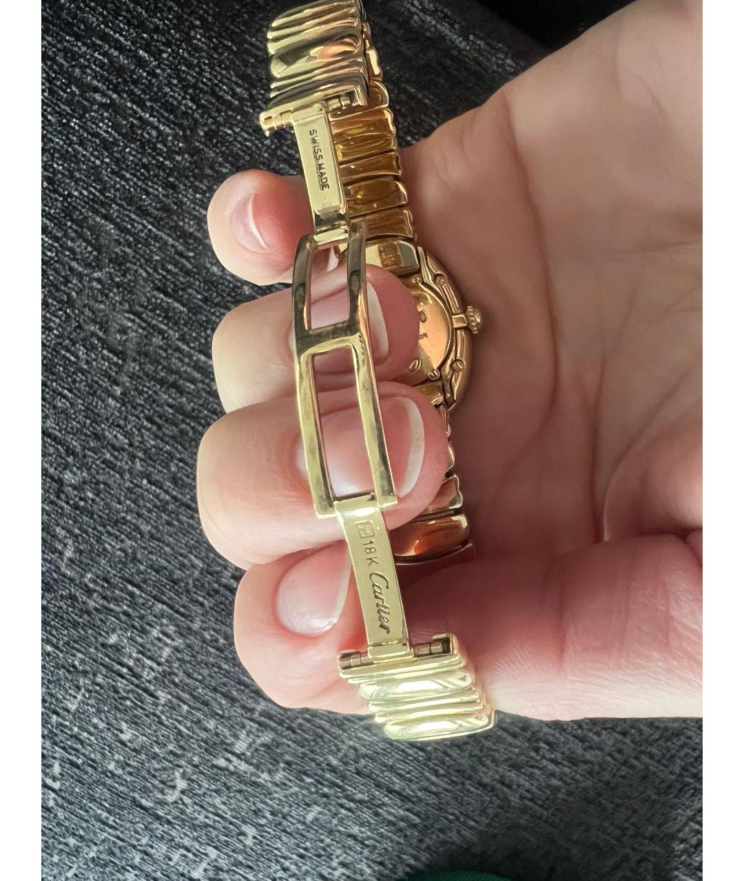 CARTIER Золотые часы из желтого золота, фото 3