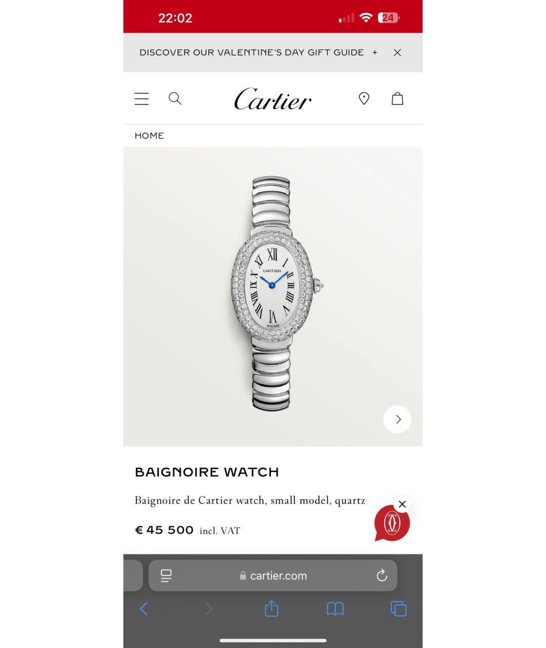 CARTIER Золотые часы из желтого золота, фото 4