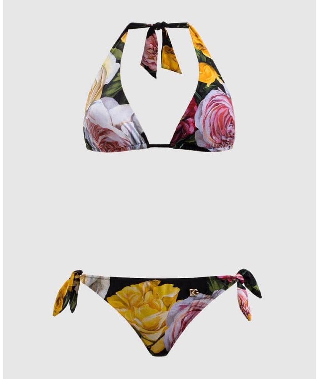 DOLCE&GABBANA Мульти купальник, фото 5