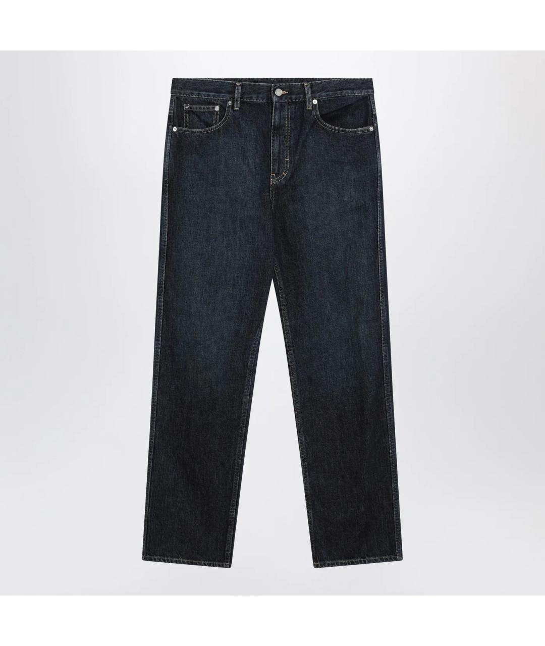 GUCCI Синие хлопковые прямые джинсы, фото 3