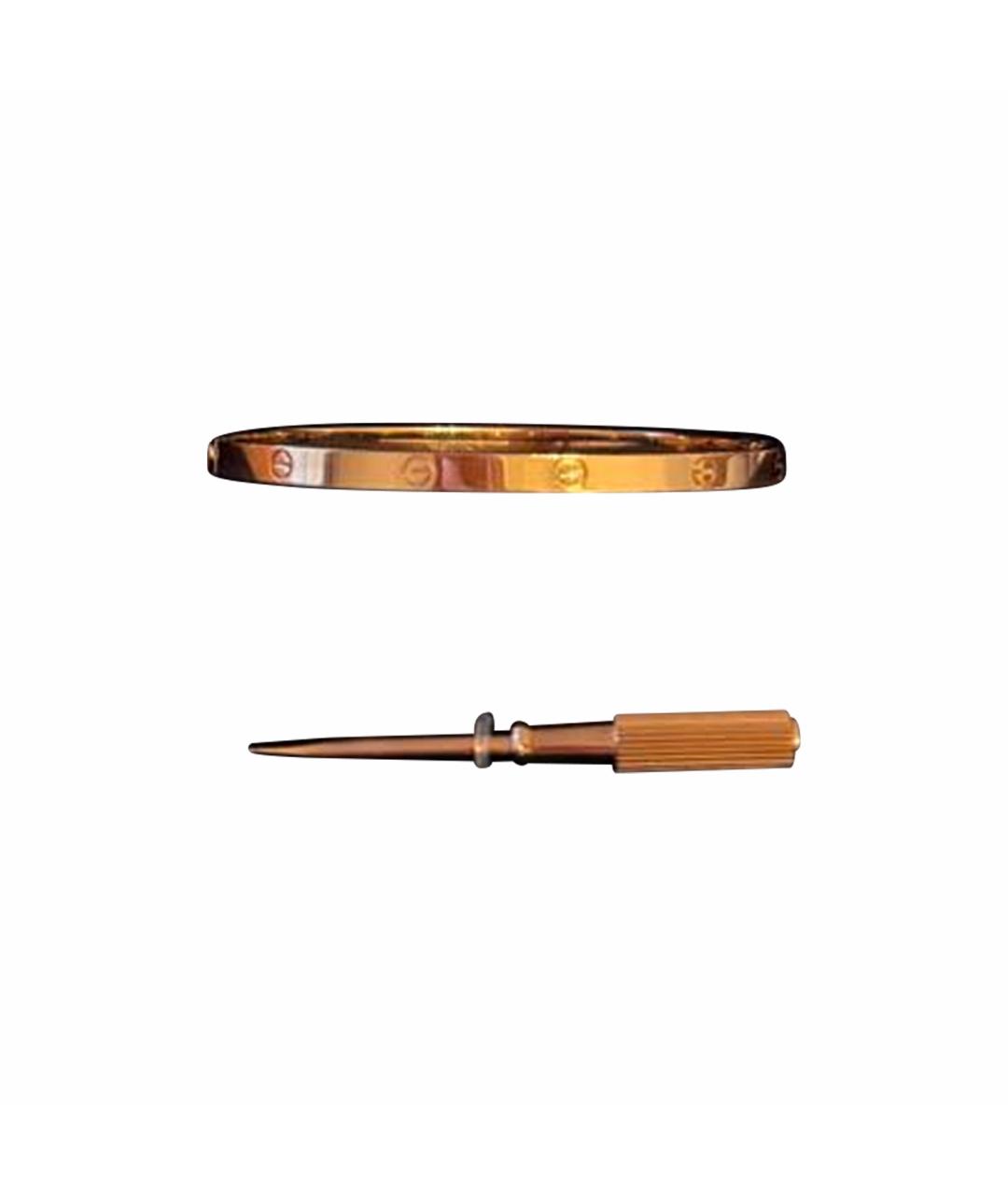 CARTIER Розовый браслет из розового золота, фото 1