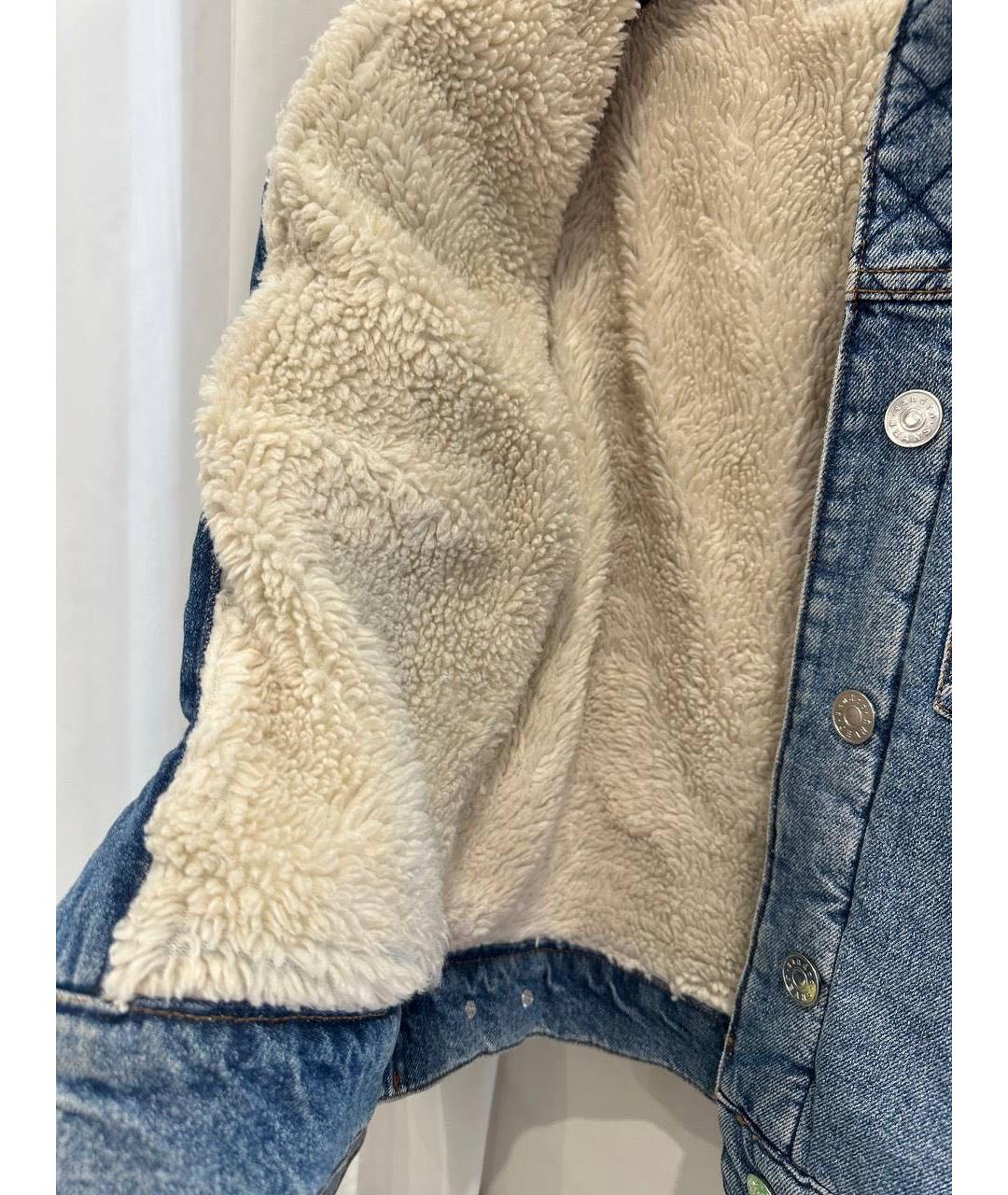 SANDRO Голубая деним куртка, фото 4