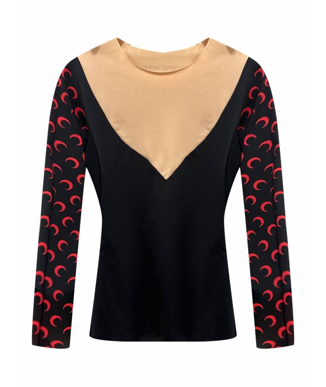 MARINE SERRE Черная водолазка, фото 1