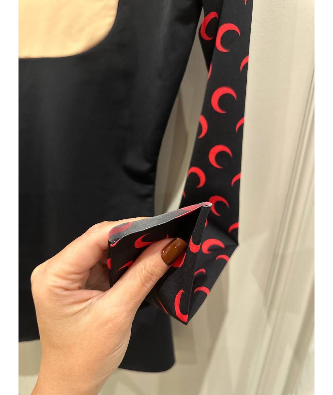 MARINE SERRE Черная водолазка, фото 3