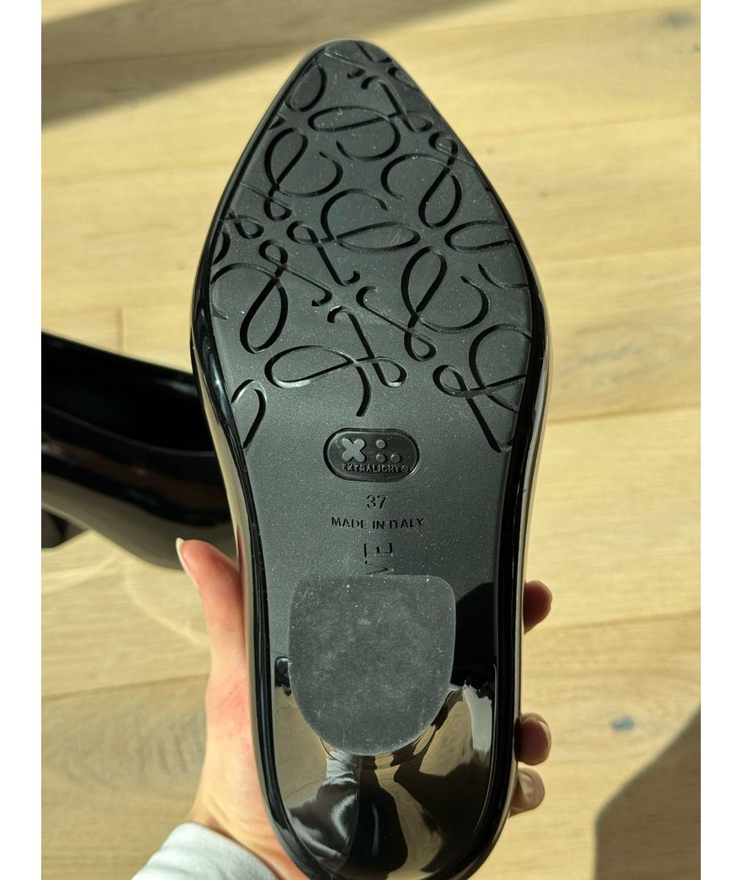 LOEWE Черные резиновые туфли, фото 3