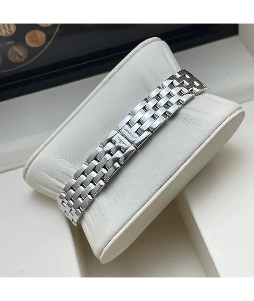 LONGINES Серебряные металлические часы, фото 6