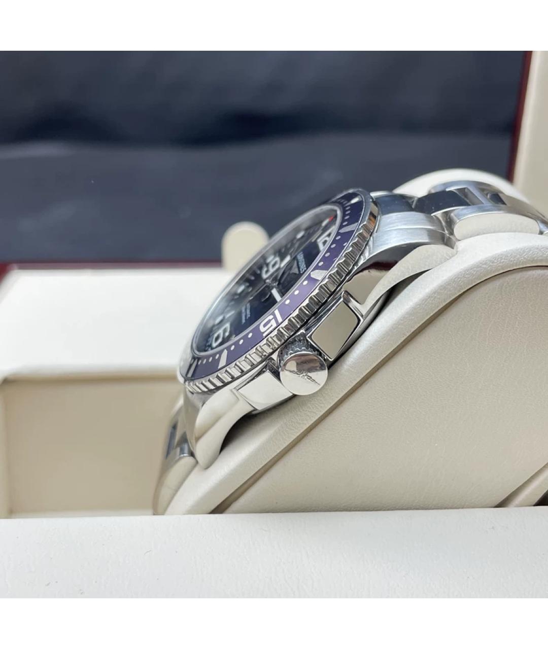 LONGINES Синие металлические часы, фото 5