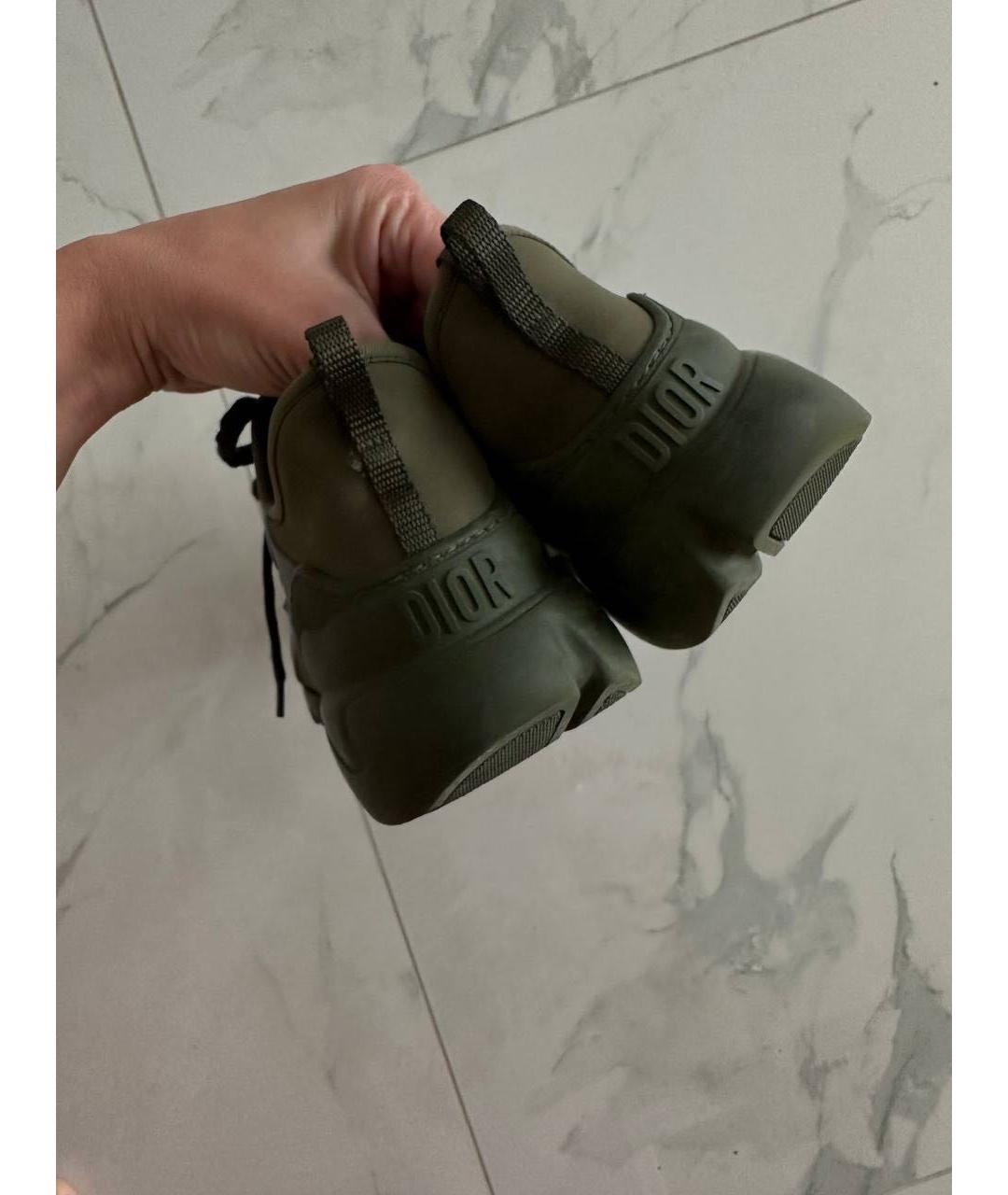 CHRISTIAN DIOR Хаки кроссовки, фото 4
