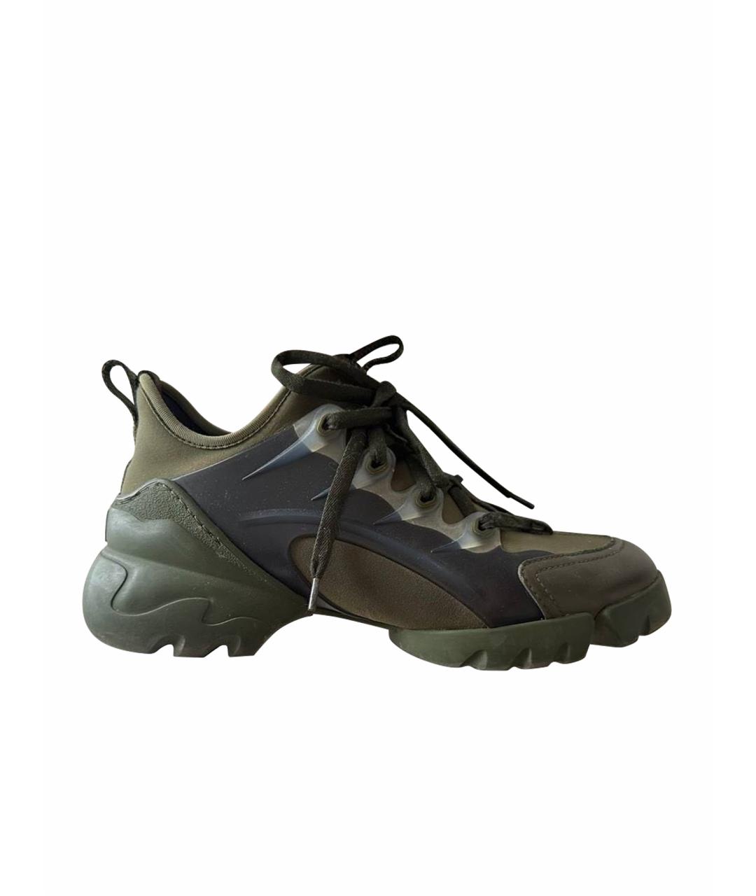 CHRISTIAN DIOR Хаки кроссовки, фото 1