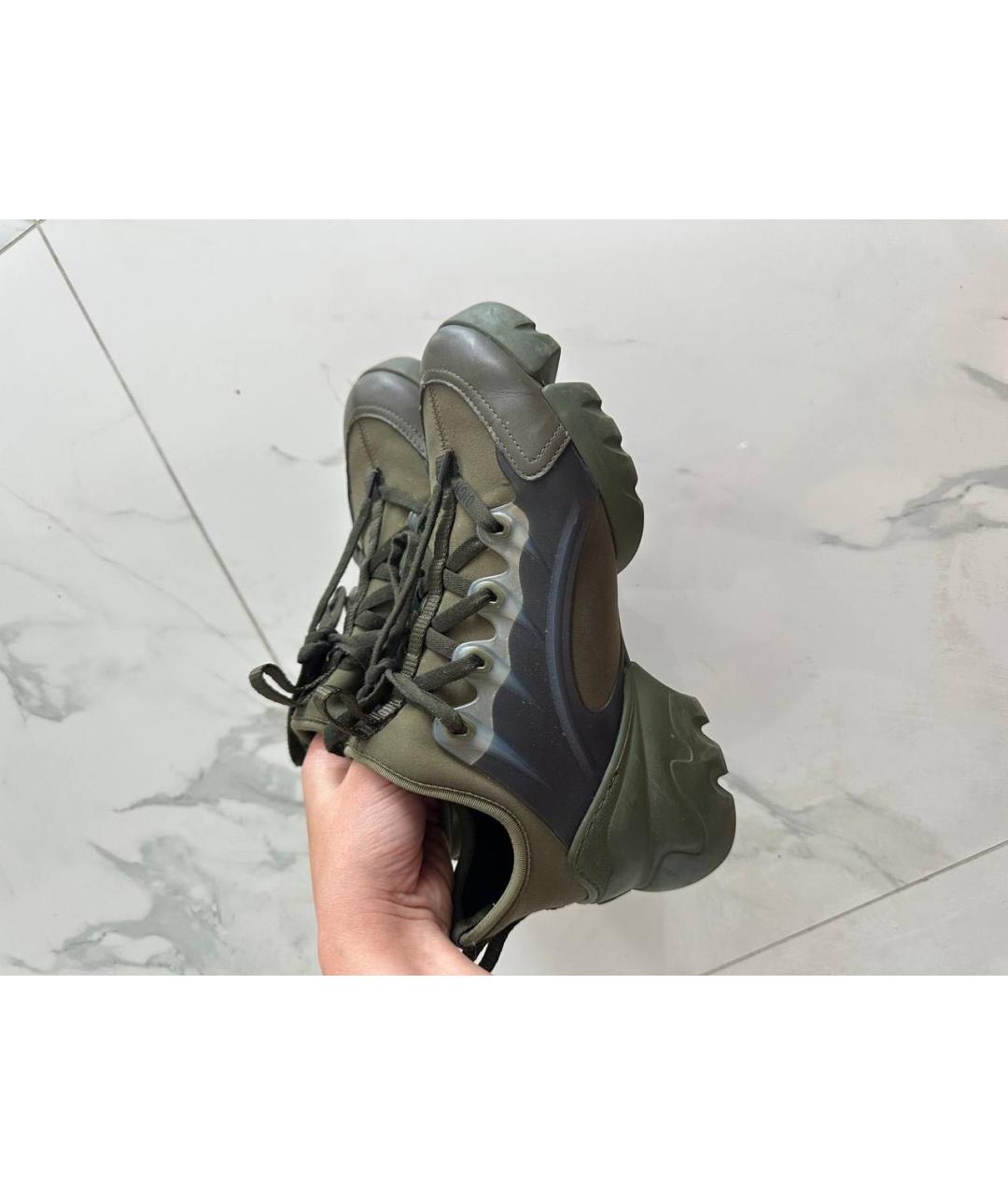 CHRISTIAN DIOR Хаки кроссовки, фото 2