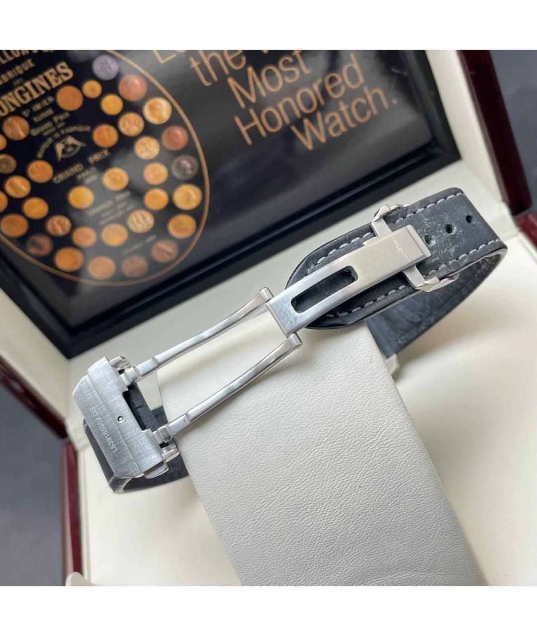 LONGINES Синие металлические часы, фото 7