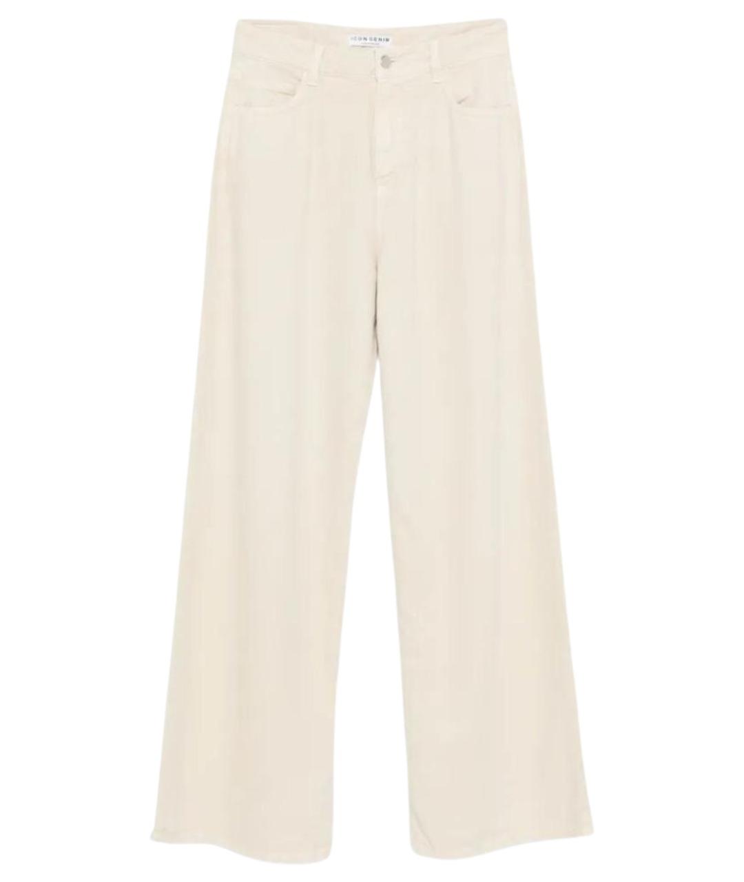 ICON DENIM Бежевые прямые джинсы, фото 1