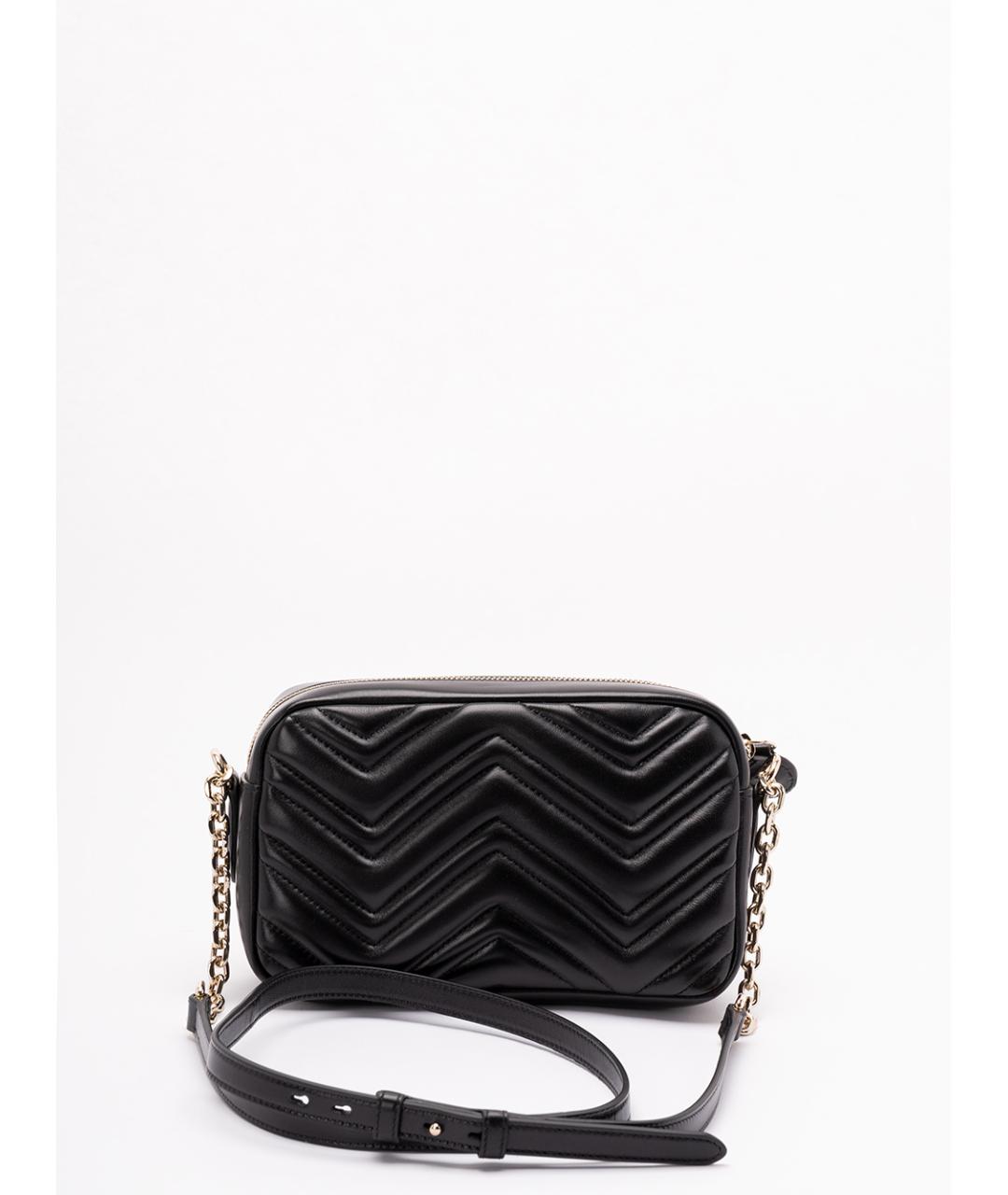 GUCCI Черная кожаная сумка через плечо, фото 2