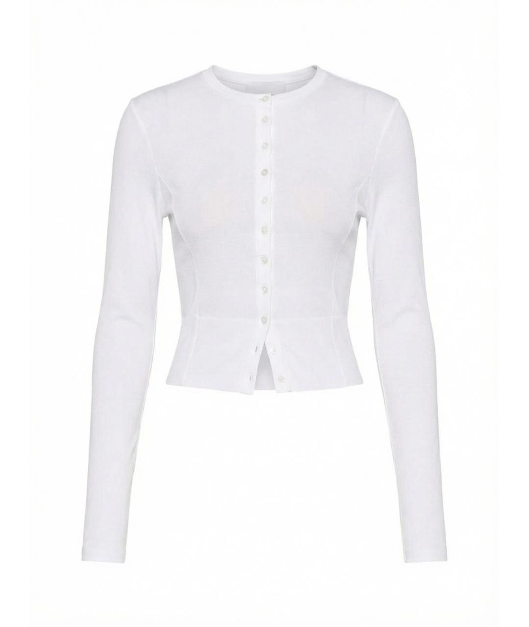 PINKO Белый вискозный кардиган, фото 1