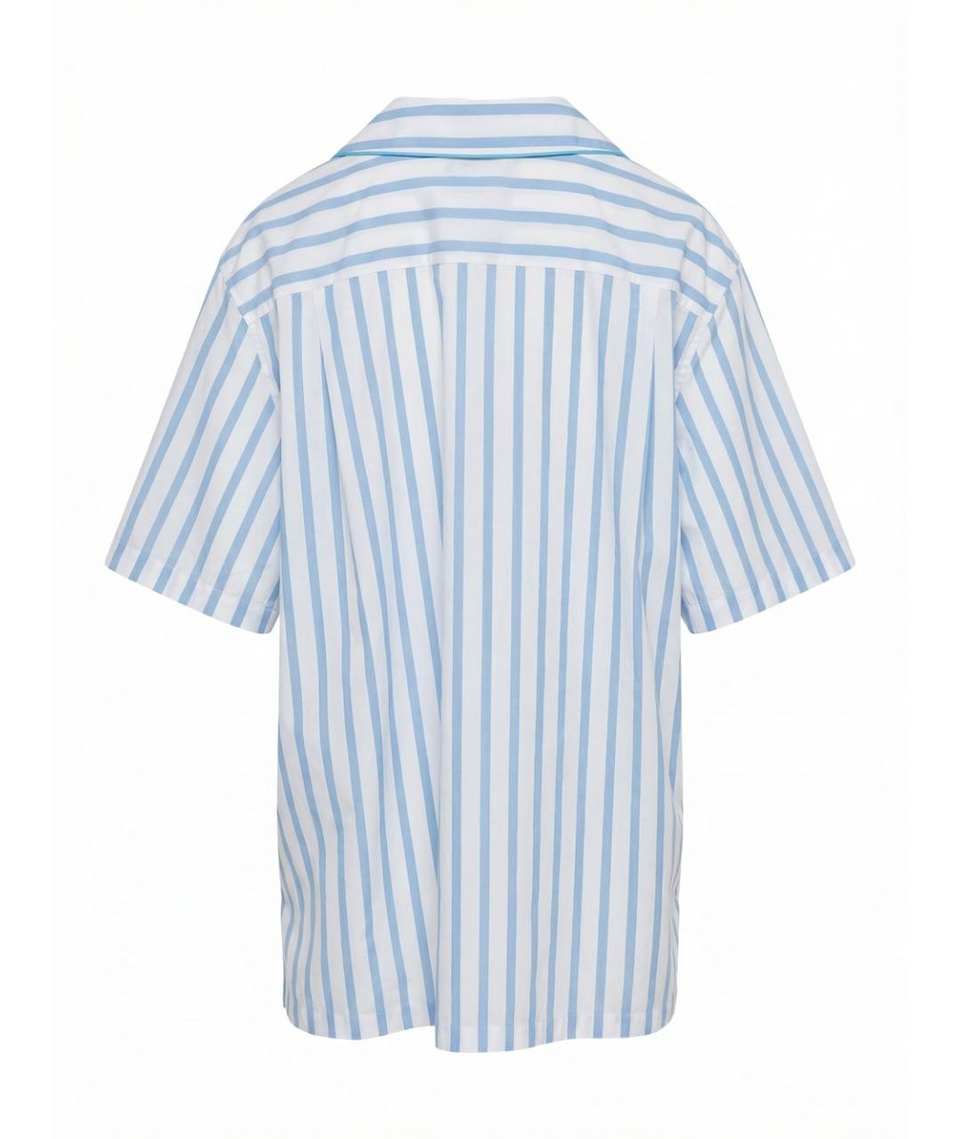 DOLCE&GABBANA Голубая хлопковая рубашка, фото 2