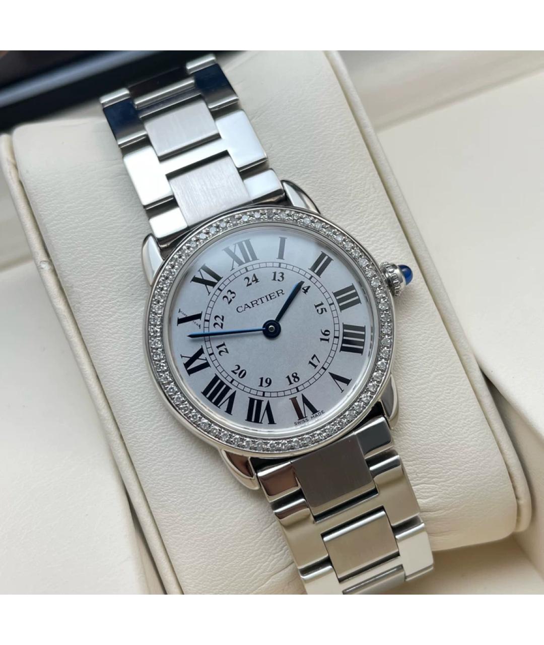 CARTIER Серебряные металлические часы, фото 2