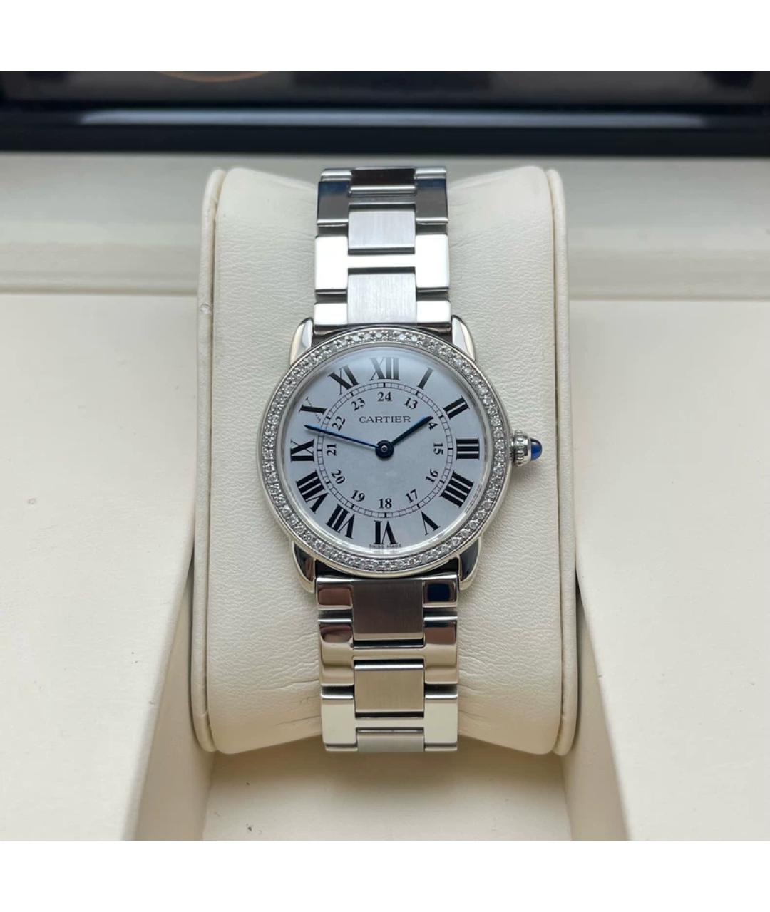 CARTIER Серебряные металлические часы, фото 8