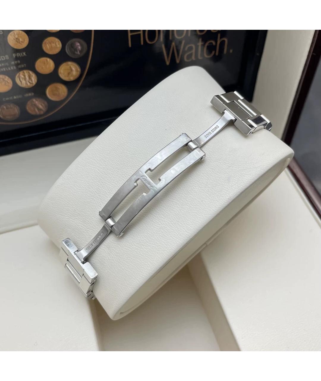 CARTIER Серебряные металлические часы, фото 6