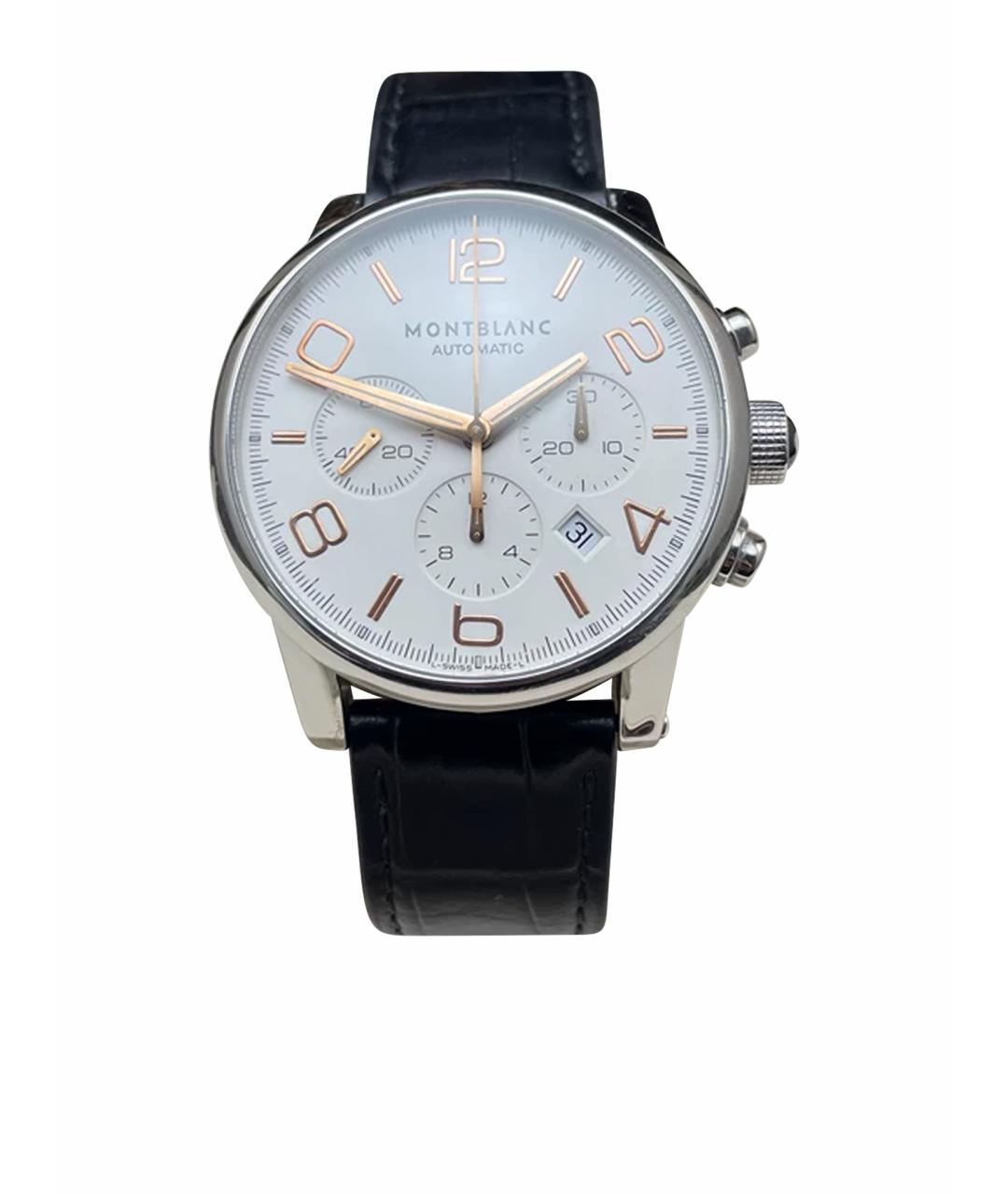 MONTBLANC Белые металлические часы, фото 1