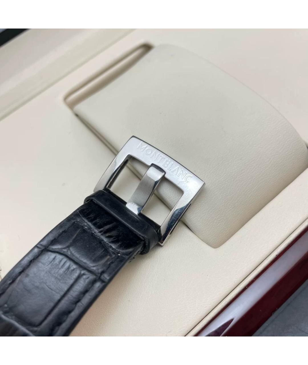 MONTBLANC Белые металлические часы, фото 6