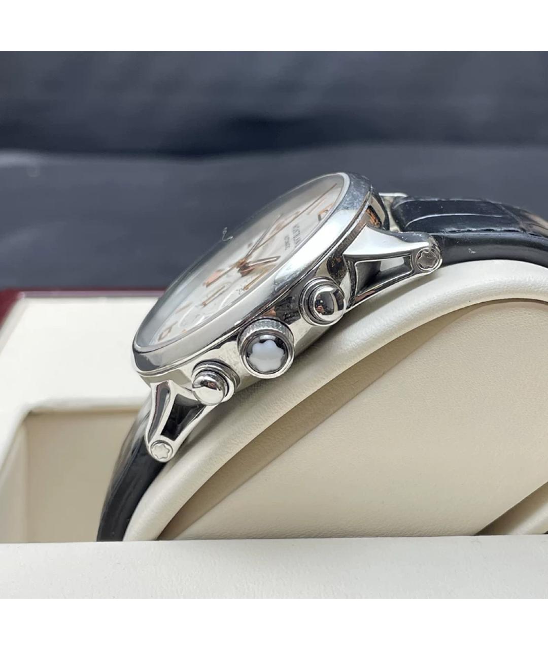 MONTBLANC Белые металлические часы, фото 4