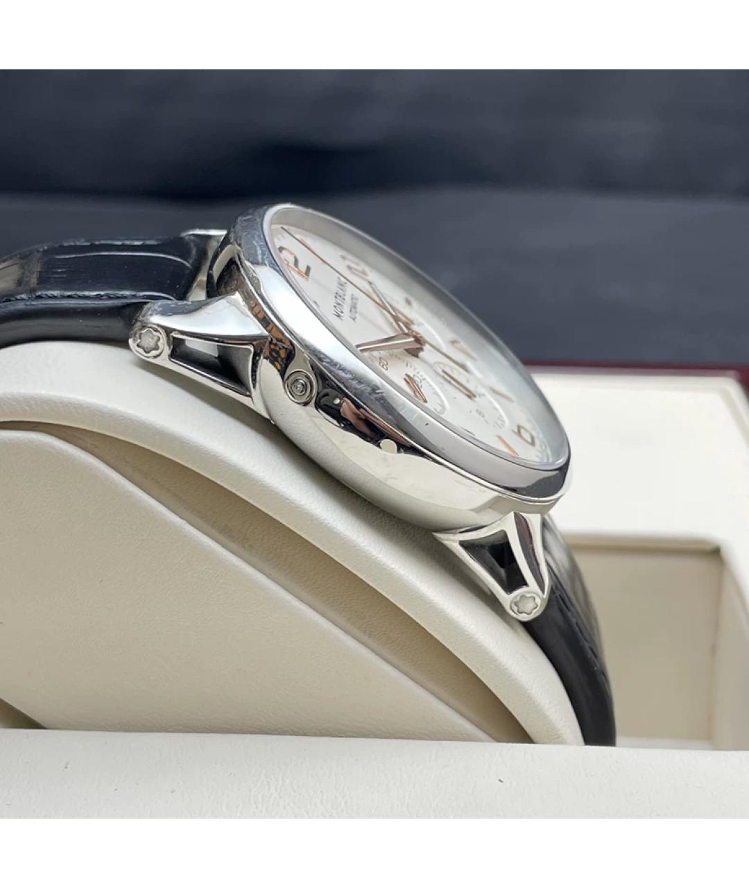 MONTBLANC Белые металлические часы, фото 5