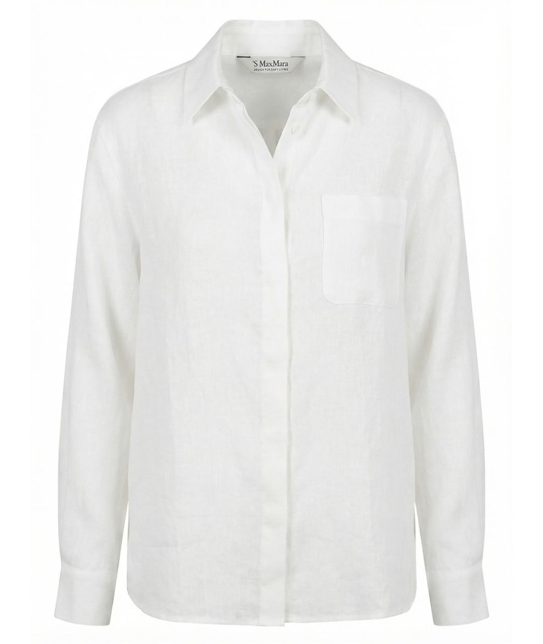 MAX MARA Льняная рубашка, фото 1