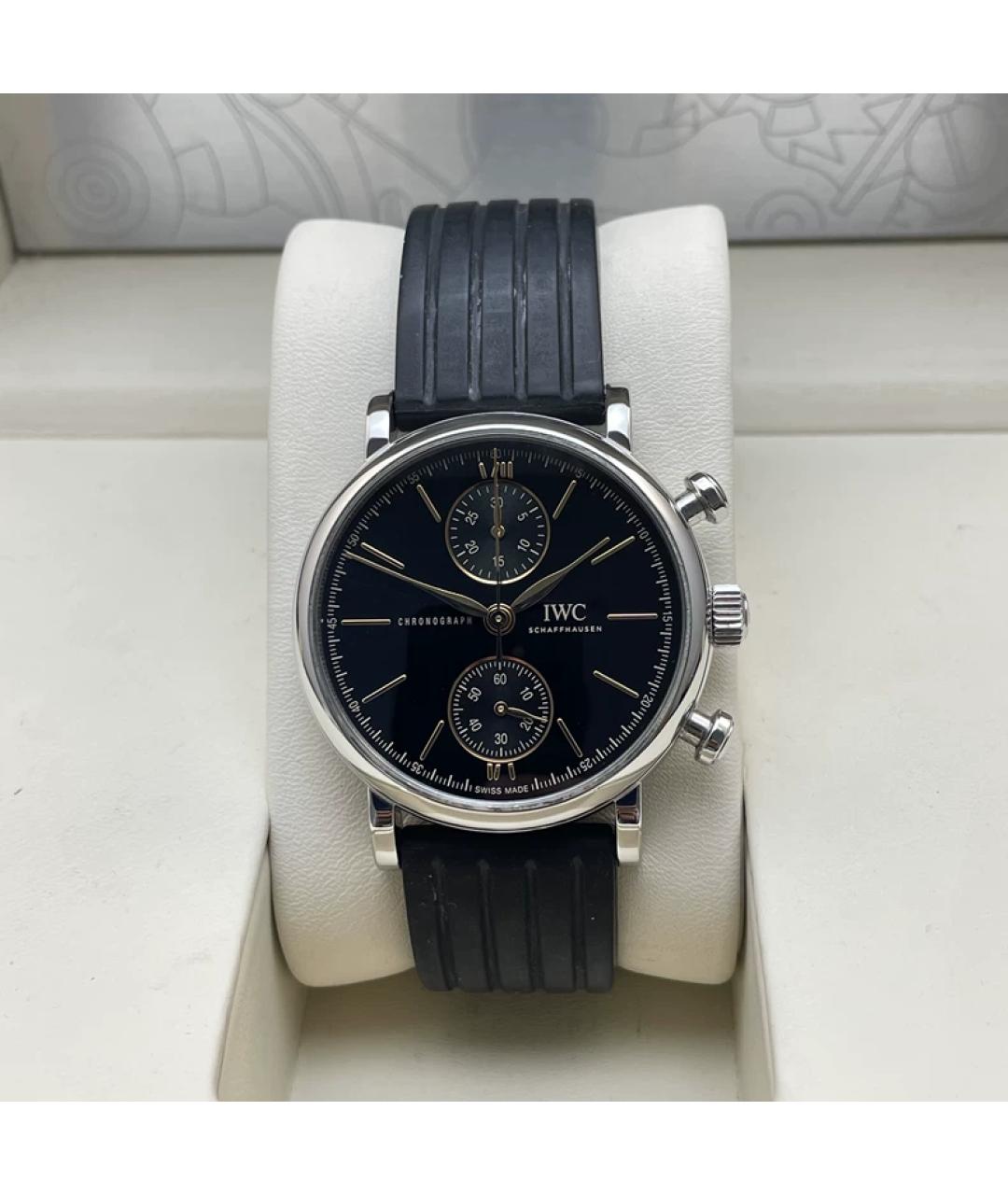 Jaeger LeCoultre Черные металлические часы, фото 8