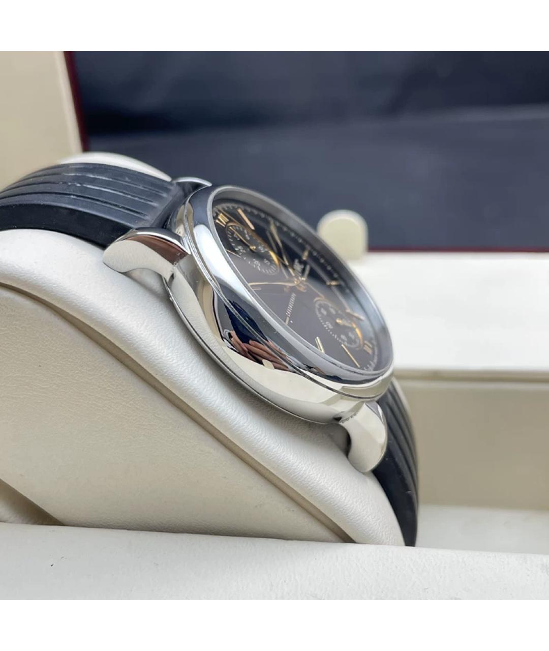 Jaeger LeCoultre Черные металлические часы, фото 5