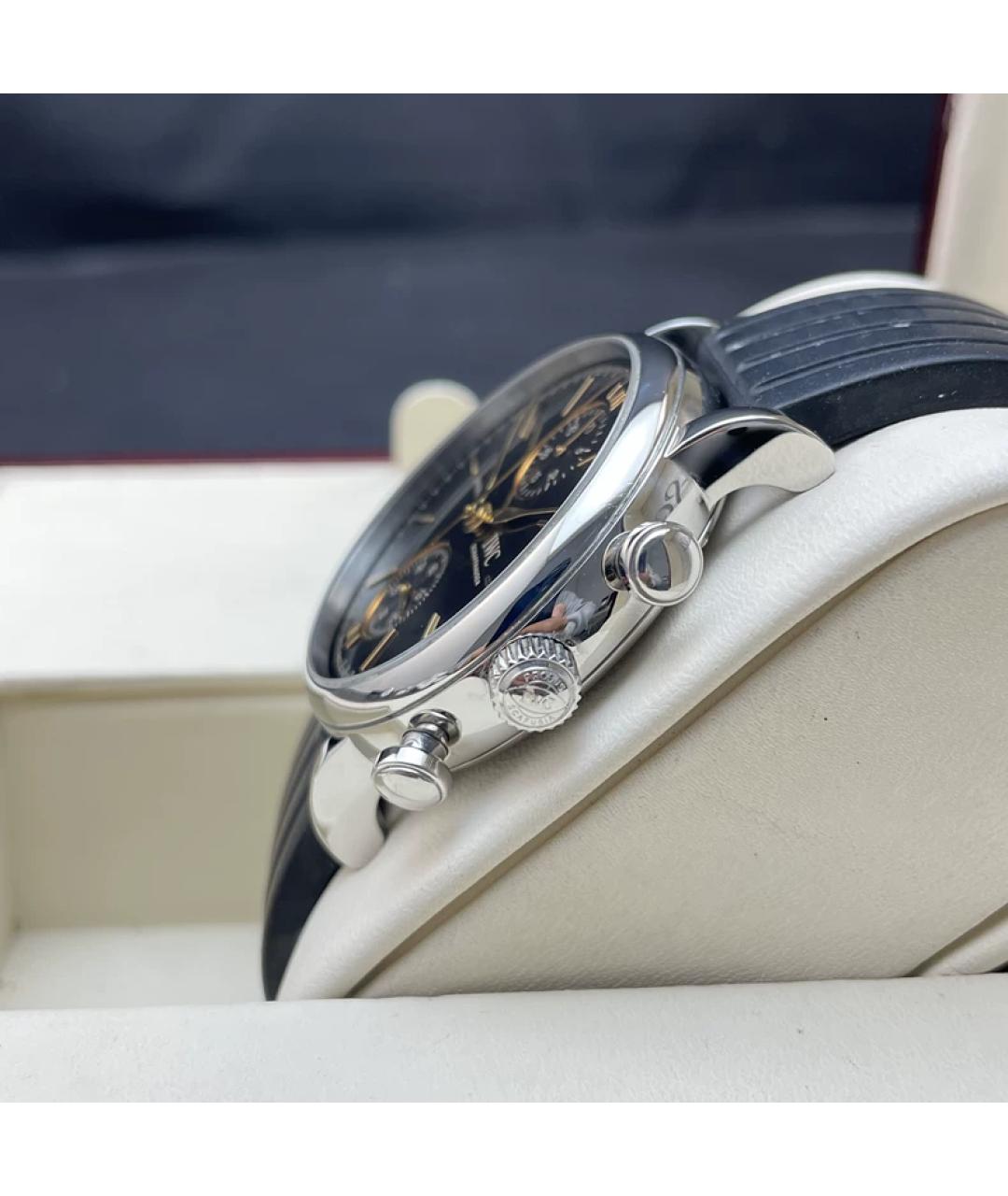 Jaeger LeCoultre Черные металлические часы, фото 4