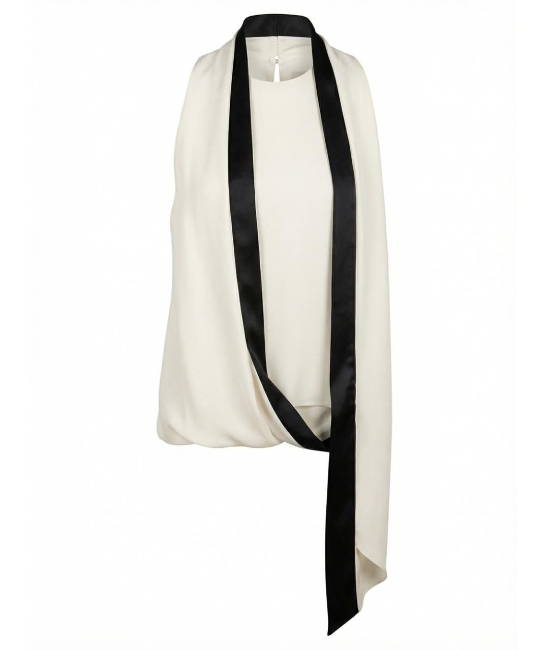 ALBERTA FERRETTI Бежевая вискозная майка, фото 1