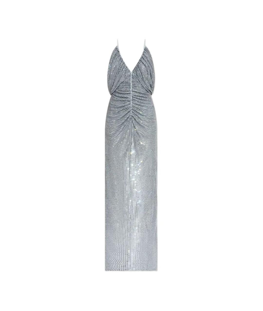 SELF-PORTRAIT Голубое полиэстеровое коктейльное платье, фото 1