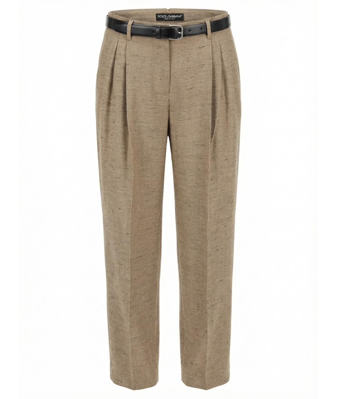 DOLCE&GABBANA Вискозные прямые брюки, фото 1