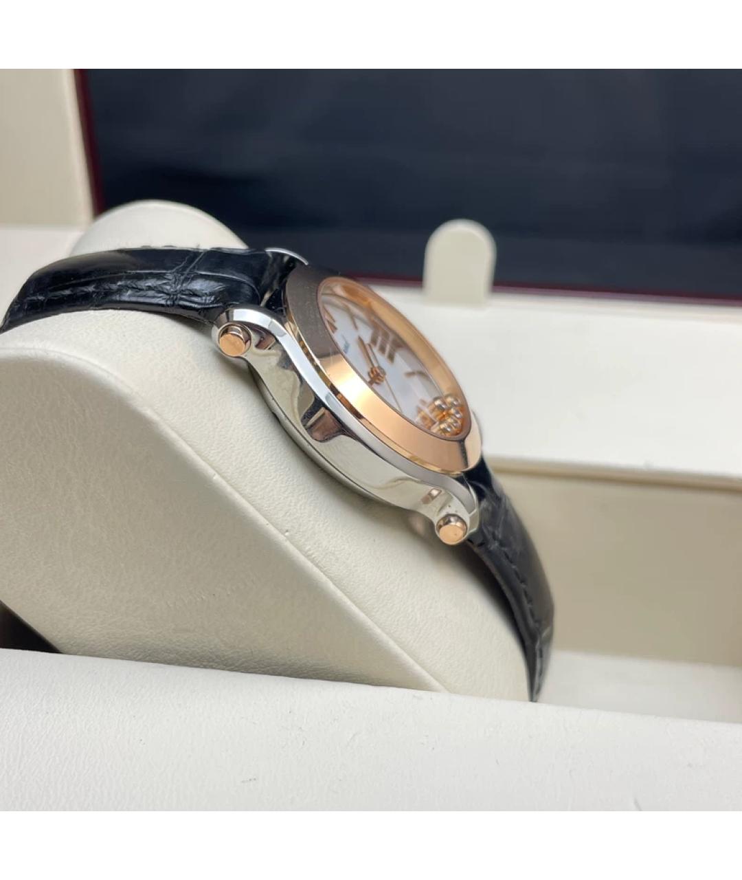 CHOPARD Белые часы из розового золота, фото 5