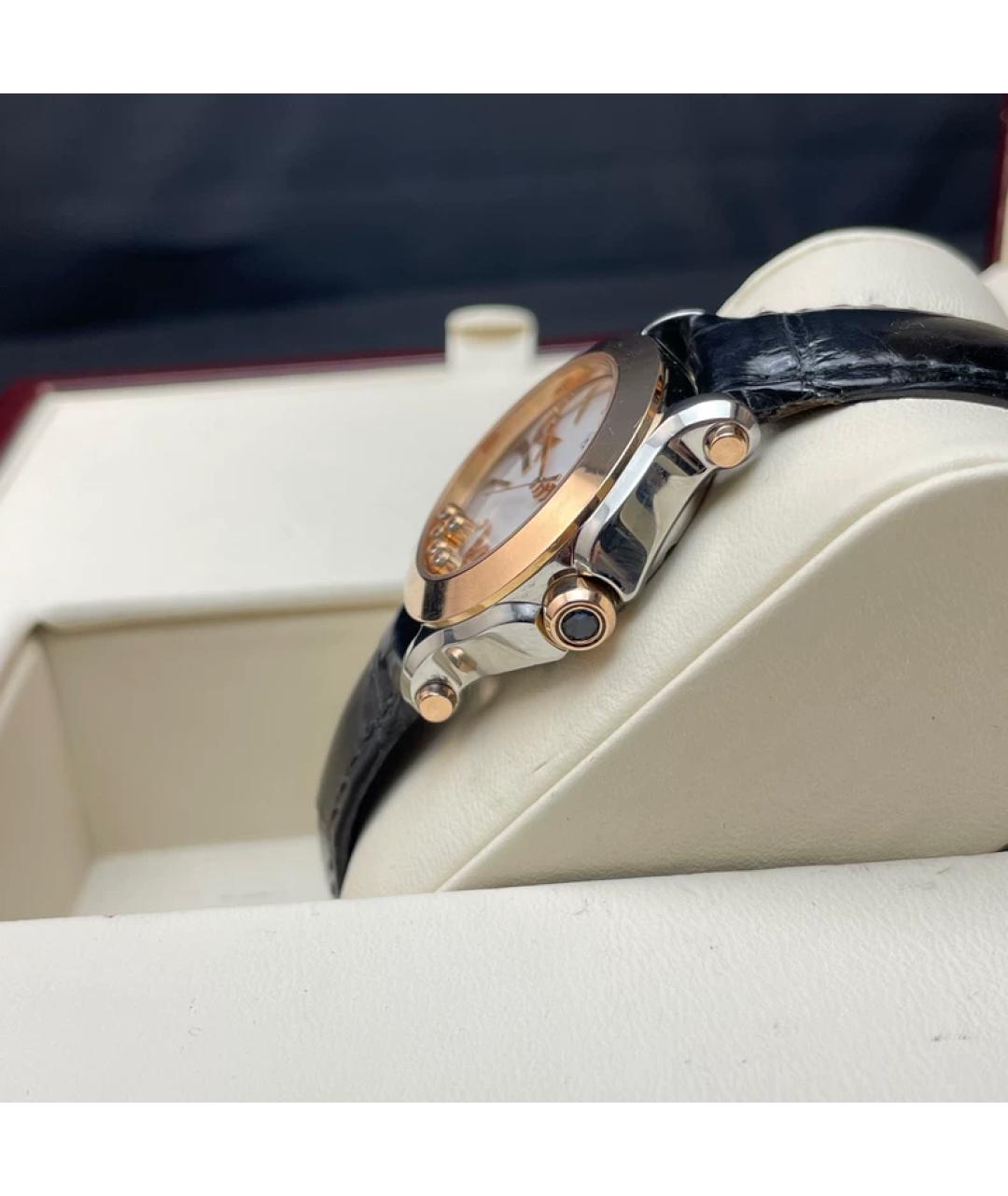 CHOPARD Белые часы из розового золота, фото 4