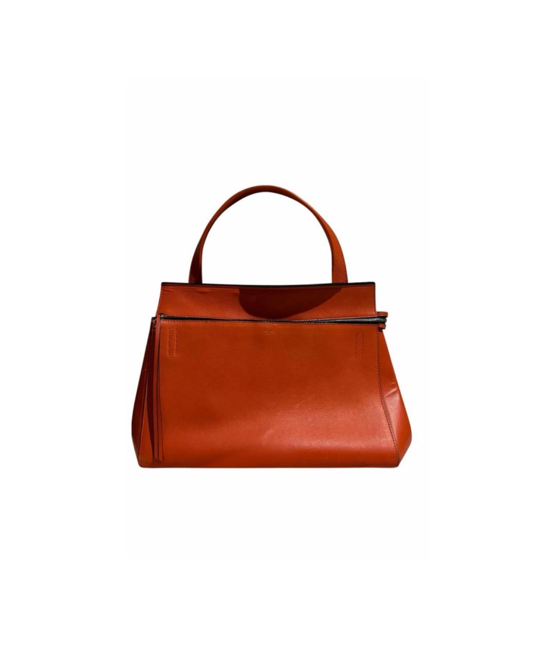 CELINE Красная кожаная сумка через плечо, фото 5