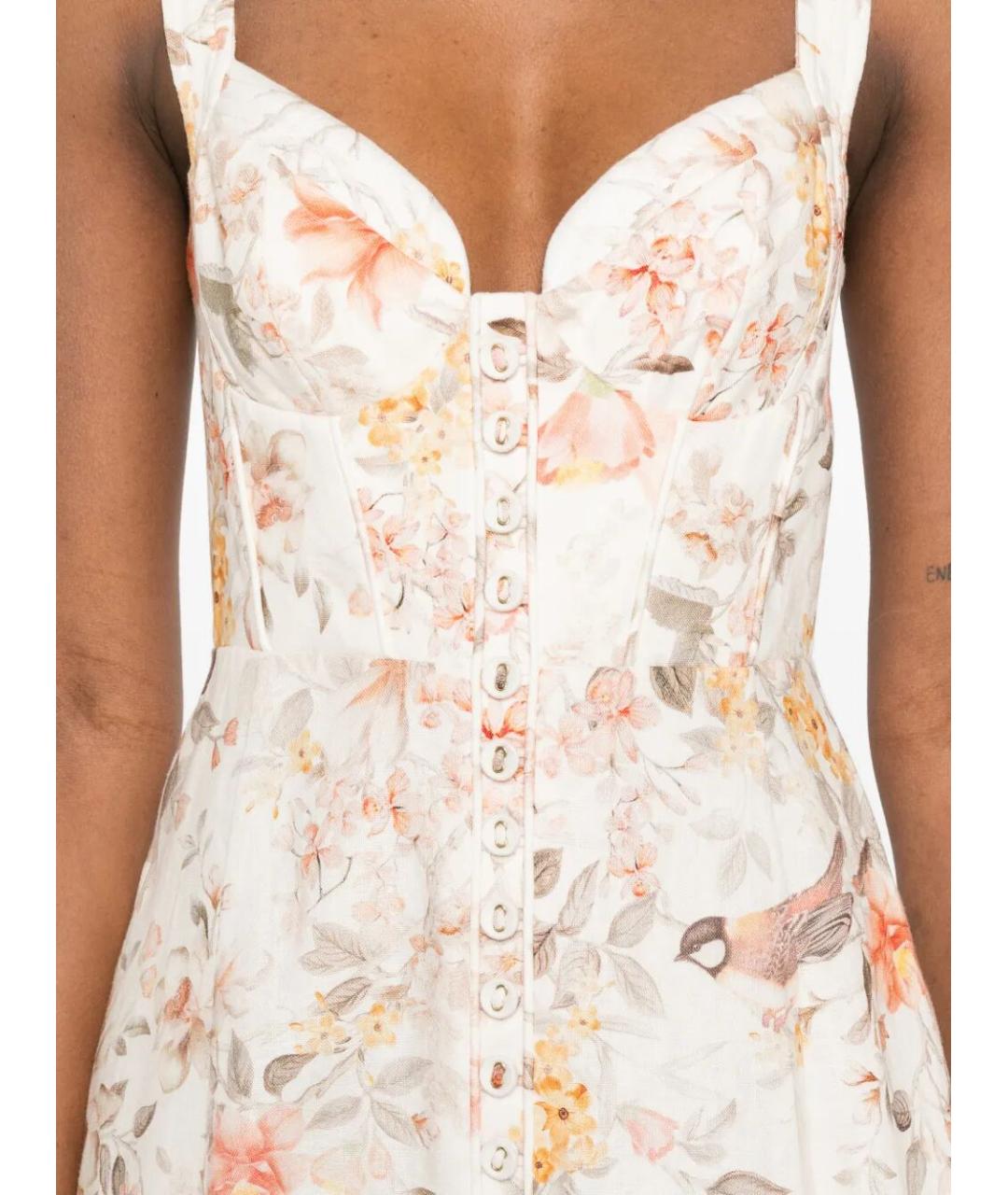 ZIMMERMANN Мульти льняной сарафан, фото 4