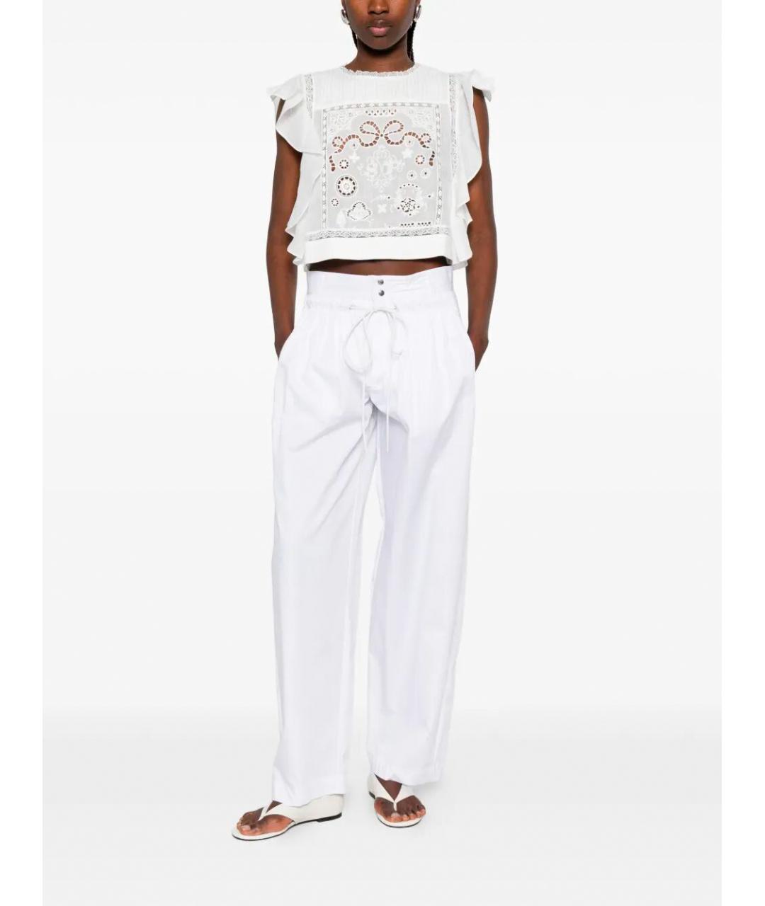 SELF-PORTRAIT Белая полиэстеровая блузы, фото 2