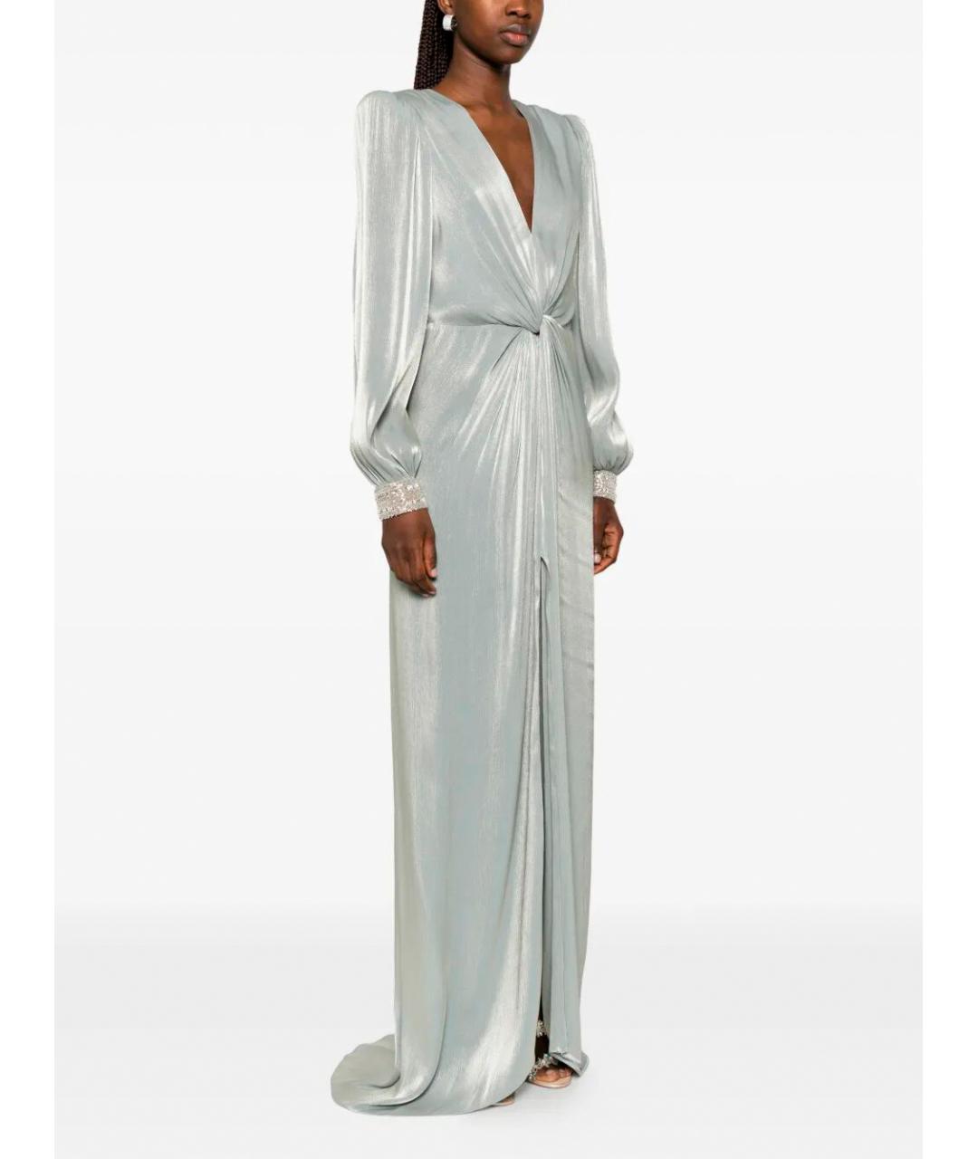 NISSA Зеленые полиэстеровое вечернее платье, фото 3