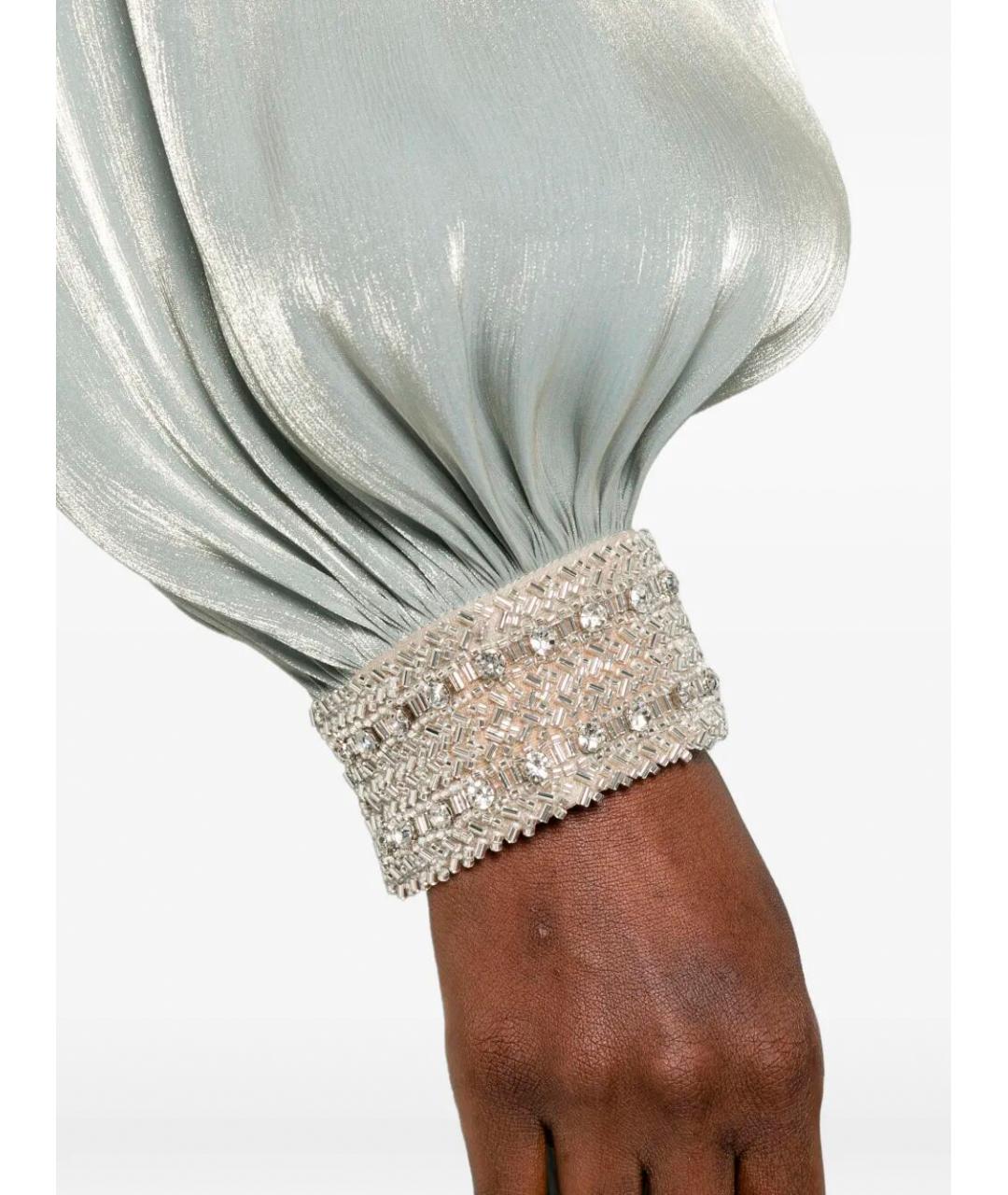 NISSA Зеленые полиэстеровое вечернее платье, фото 5