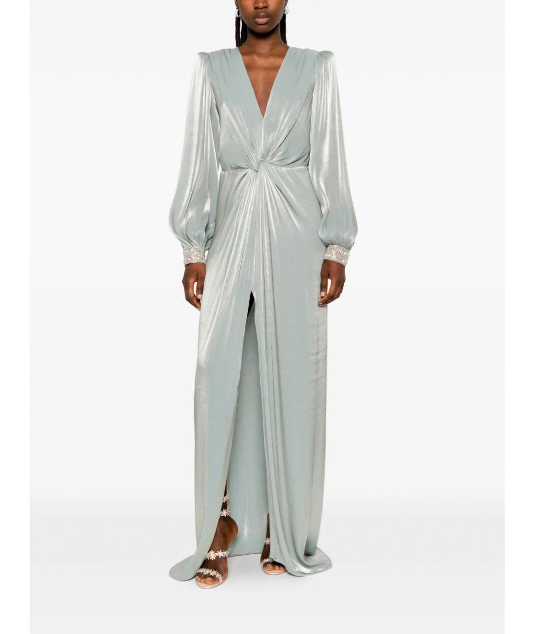 NISSA Зеленые полиэстеровое вечернее платье, фото 2